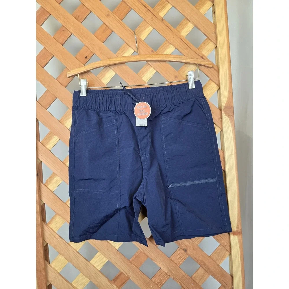 Childrens Place Quick Dry Shorts Boys 16 Blue Nylon Elastic Waist - New